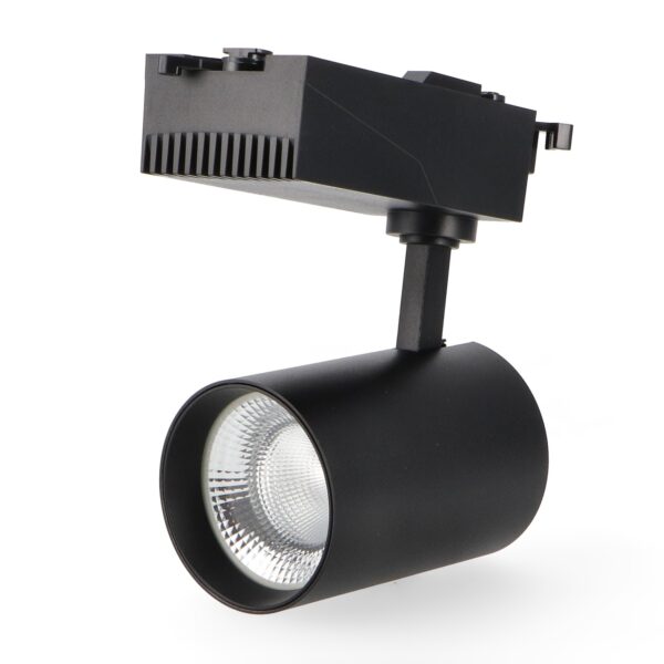 Spot LED sur Rail Prolux Noir 40W Monophasé - DSC 4500K - Ledme - LM3172