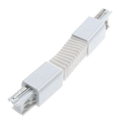 Connecteur Flexible Blanc pour Rail Triphasé - Ledme - LM3225