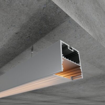 Profilé aluminium VictSing 2 mètres 12V/24V/220V - DSC - Ledme - LM3360