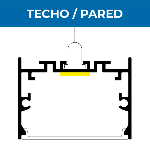 Profilé Aluminium Ning 2 Mètres 12V/24V - DSC - Ledme - LM3365 – Image 3