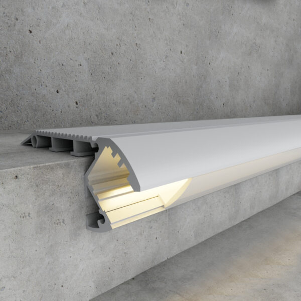 Profilé spécial aluminium Escaliers 12/24V 2 mètres - DSC - Ledme - LM3371