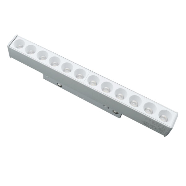 Spot LED Lumiere 12W pour rail magnétique Blanc 48V Série 20mm - DSC 4500K - Ledme - LM3505 – Image 4