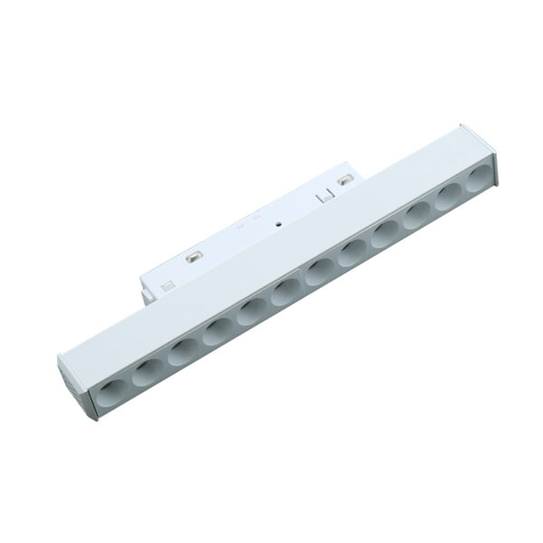 Spot LED Lumiere 12W pour rail magnétique Blanc 48V Série 20mm - DSC 4500K - Ledme - LM3505
