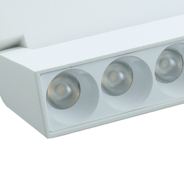 Spot LED Aotrom 6W pour rail magnétique Blanc 48V Série 20mm - DSC 3000K - Ledme - LM3509 – Image 3
