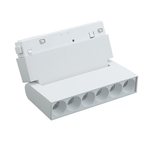 Spot LED Aotrom 6W pour rail magnétique Blanc 48V Série 20mm - DSC 3000K - Ledme - LM3509