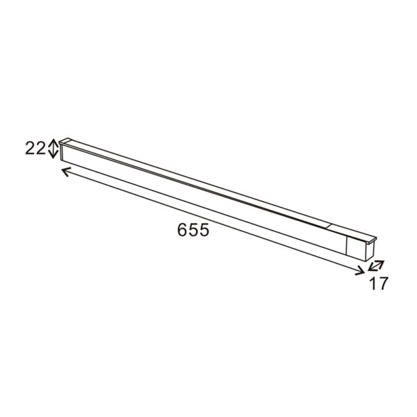 Spot LED Série Lounge 16mm 20W pour Rail Magnétique Noir 48V 4000K - Ledme - LM3553 – Image 2