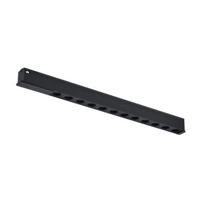 Spot LED Série Couloir 16mm 12W pour rail magnétique Noir 48V 3000K - Ledme - LM3605
