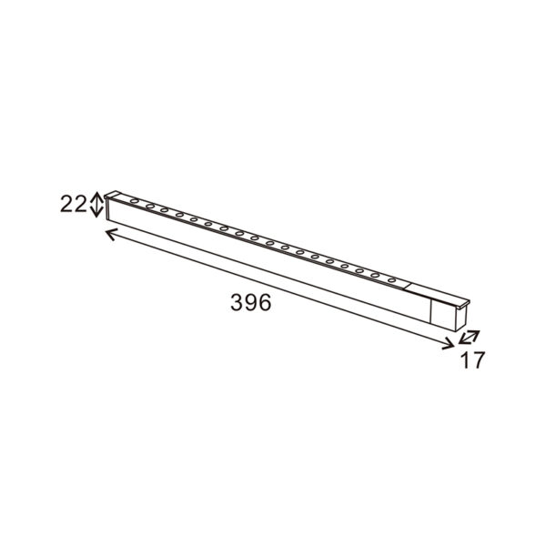 Spot LED Série Couloir 16mm 18W pour rail magnétique Blanc 48V 3000K - Ledme - LM3608 – Image 2