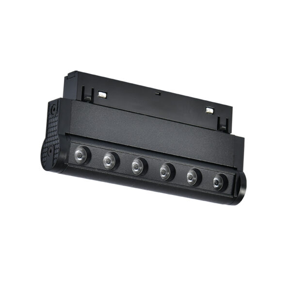 Spot LED Linéaire Serie 16mm 6W pour rail magnétique noir 48V 3000K - Ledme - LM3611