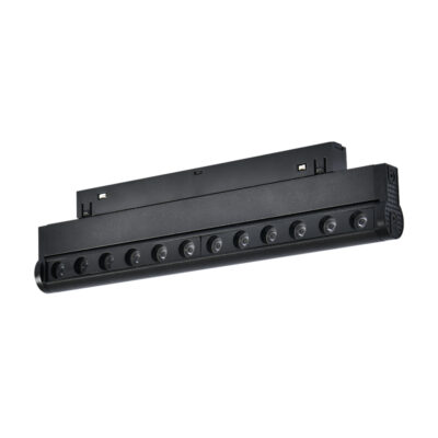 Spot LED Linéaire Serie 16mm 12W pour rail magnétique noir 48V 3000K - Ledme - LM3613