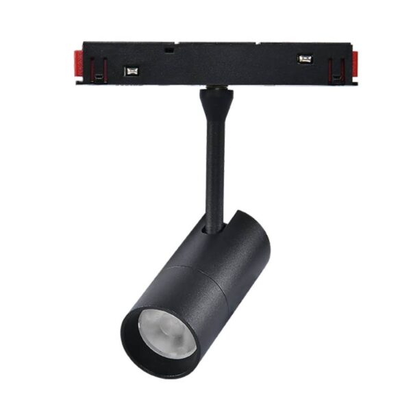 Spot LED Série 16mm 7W pour Rail Magnétique Noir 48V 4000K - Ledme - LM3565