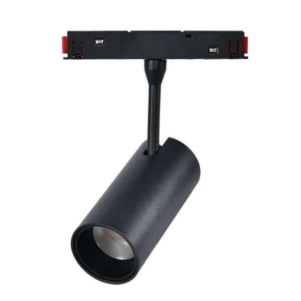 Spot LED Serie 16mm 10W pour rail magnétique Noir 48V 4000K - Ledme - LM3567