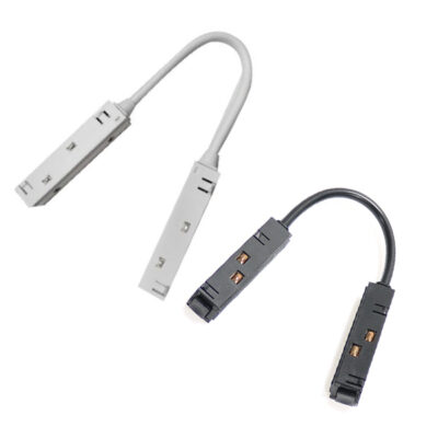 Double connexion pour rail magnétique Série 16mm Blanc - Ledme - LM3581