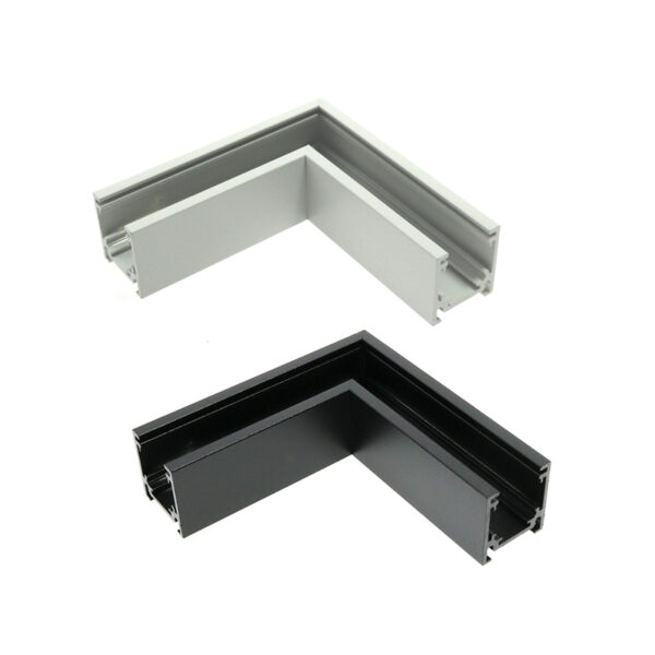 Union Horizontale en L pour Rail Magnétique Série 16mm Blanc - Ledme - LM3591