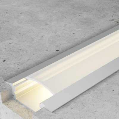 Sous profilé aluminium - 2 mètres Aluminium - Ledme - LM3705