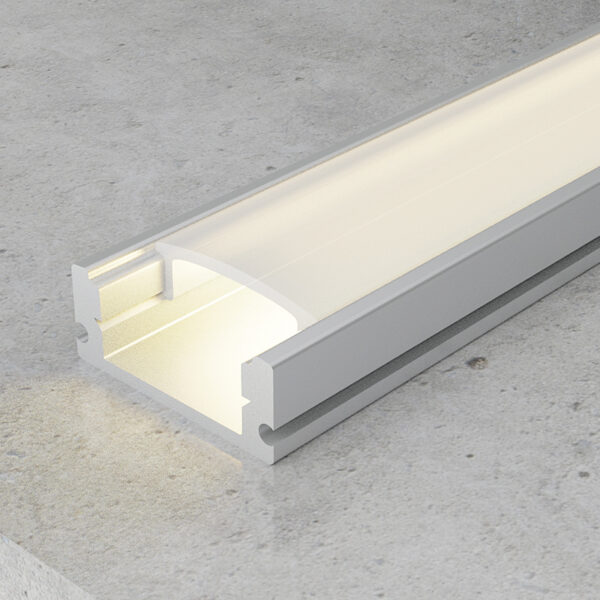 Profilé aluminium Sid - 2 mètres Aluminium - Ledme - LM3707