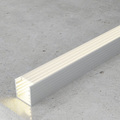 Profilé aluminium Jesf - 2 mètres Aluminium - Ledme - LM3709