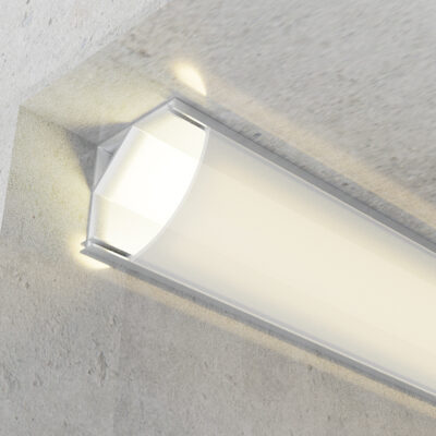 Profilé d'angle en aluminium L - 2 mètres Aluminium - Ledme - LM3713