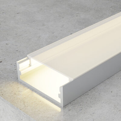 Profilé aluminium Minim - 2 mètres Aluminium - Ledme - LM3729
