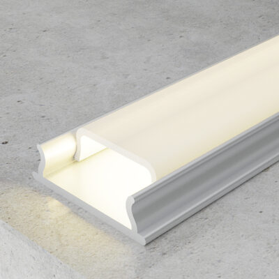 Profilé aluminium flexible - 2 mètres Aluminium - Ledme - LM3737