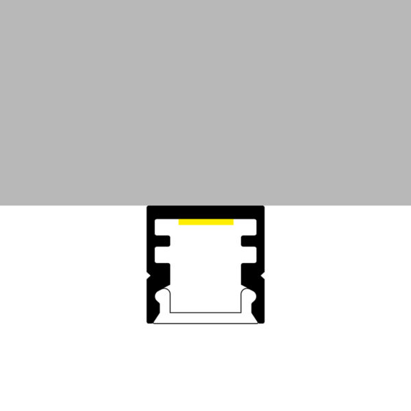 Profilé Nano aluminium - 2 mètres Aluminium - Ledme - LM3743 – Image 3