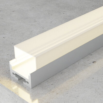 Profilé aluminium Rope II - 2 mètres Aluminium - Ledme - LM3751