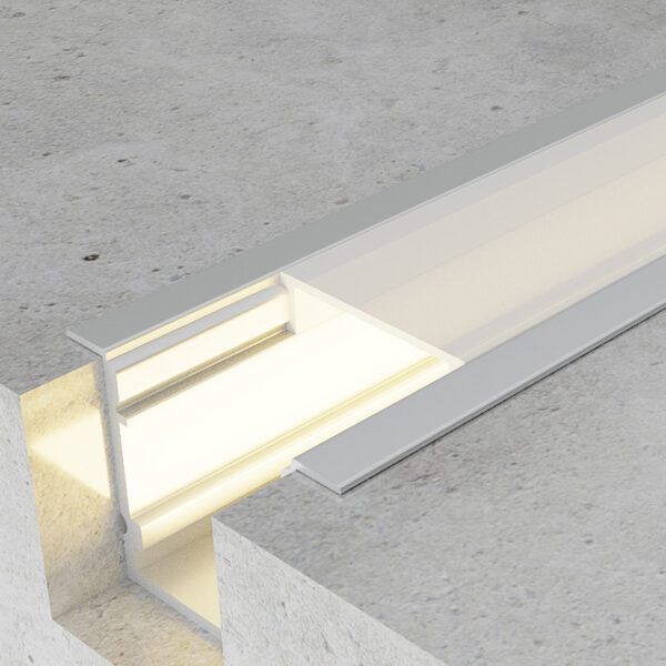 Profilé aluminium Tramont - 2 mètres Aluminium - Ledme - LM3767