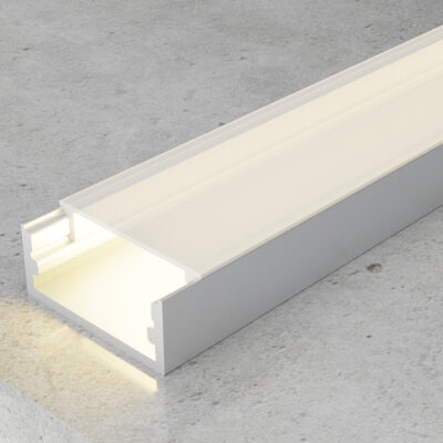 Profilé aluminium Trake - 2 mètres Aluminium - Ledme - LM3775
