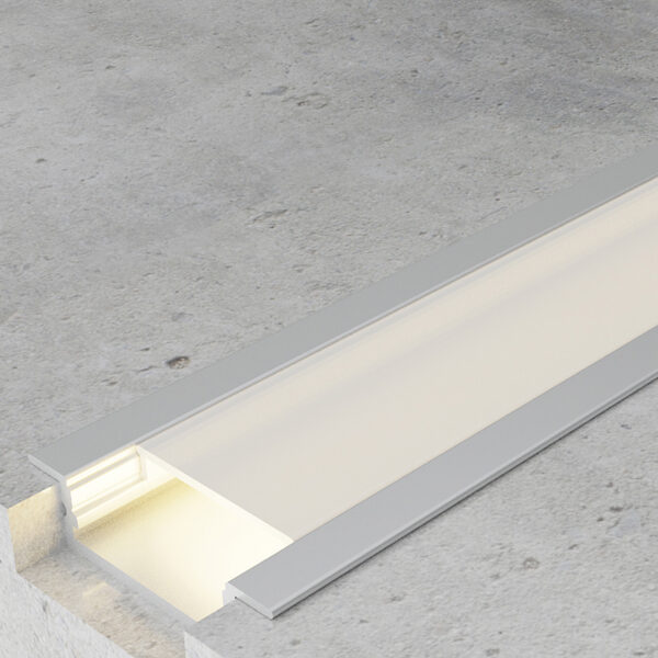Profilé aluminium Fiao - 2 mètres Aluminium - Ledme - LM3777