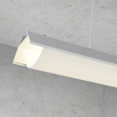 Profilé aluminium Oehq - 2 mètres Aluminium - Ledme - LM3783