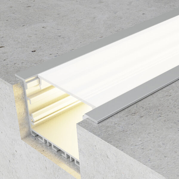 Profilé aluminium Epyf - 2 mètres Aluminium - Ledme - LM3791