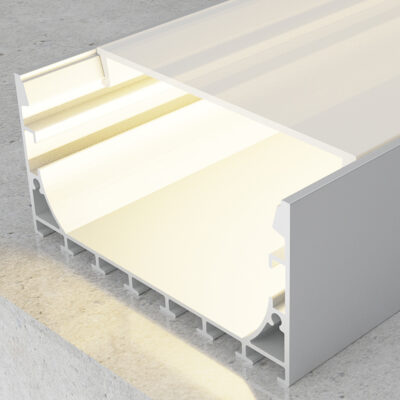 Profilé tout aluminium - 2 mètres Aluminium - Ledme - LM3793