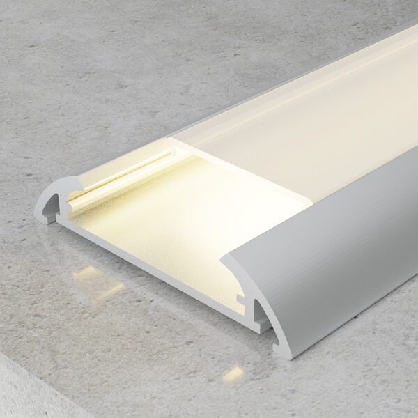 Profilé aluminium Mind - 2 mètres Aluminium - Ledme - LM3807