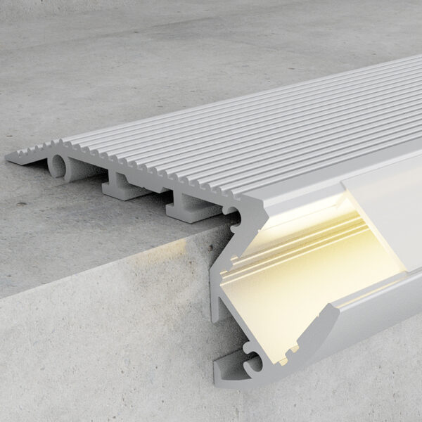 Profilé aluminium Oiew - 2 mètres Aluminium - Ledme - LM3817