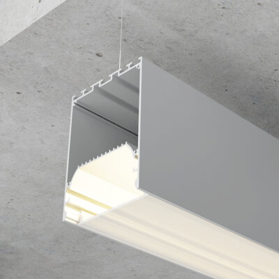 Profilé aluminium Pery - 2 mètres Aluminium - Ledme - LM3837