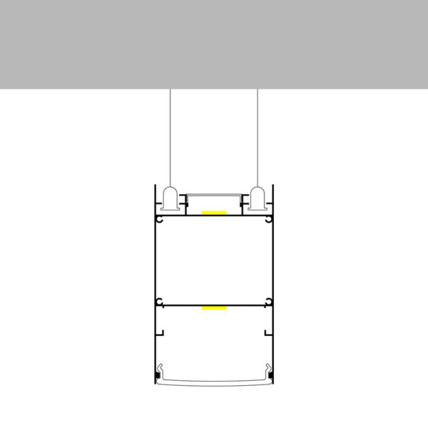 Profilé aluminium Bieg - 2 mètres Aluminium - Ledme - LM3839 – Image 3