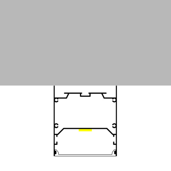 Profilé aluminium Wef - 2 mètres Aluminium - Ledme - LM3841 – Image 3