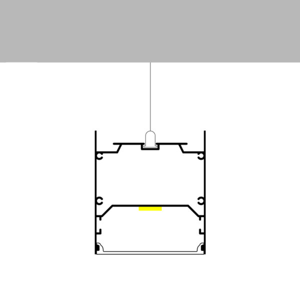 Profilé aluminium Wef - 2 mètres Aluminium - Ledme - LM3841 – Image 4