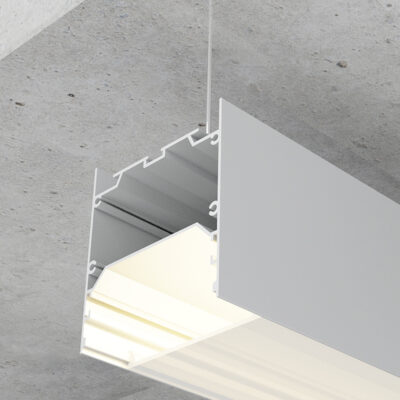 Profilé aluminium Wef - 2 mètres Aluminium - Ledme - LM3841