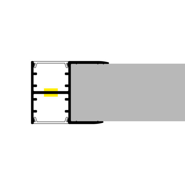 Profilé aluminium Olof - 2 mètres Aluminium - Ledme - LM3847 – Image 3
