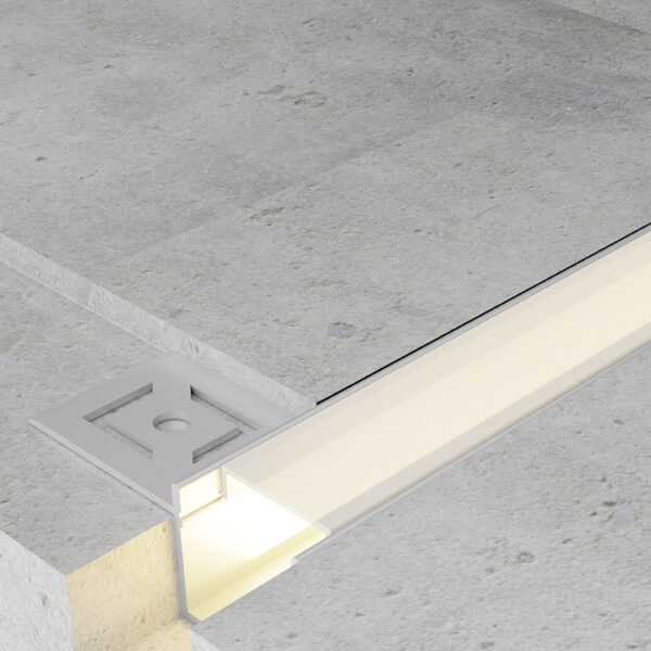Profilé aluminium Hure - 2 mètres Aluminium - Ledme - LM3853