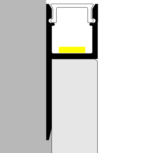 Profilé aluminium Def - 2 mètres Aluminium - Ledme - LM3857 – Image 3