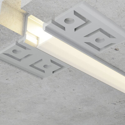 Profilé Aluminium Jut - 2 Mètres Aluminium - Ledme - LM3859