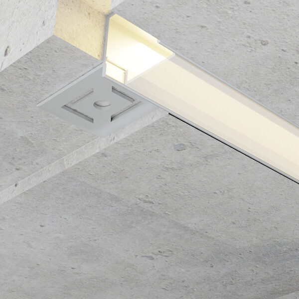 Profilé Aluminium Gilg - 2 Mètres Aluminium - Ledme - LM3871