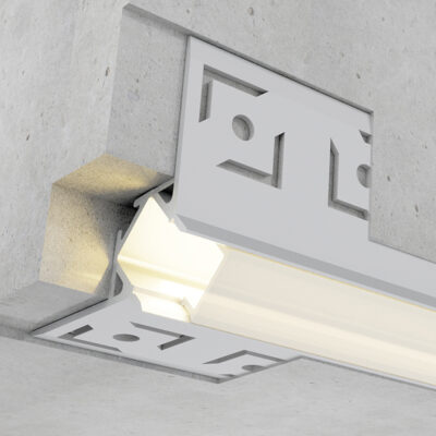 Profilé aluminium Tuc - 2 mètres Aluminium - Ledme - LM3877
