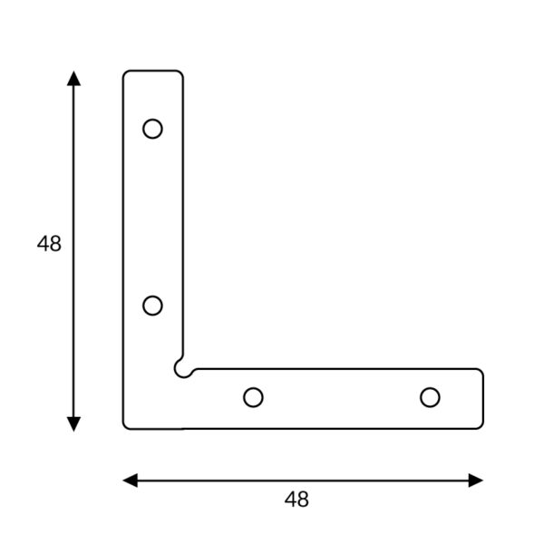 Connecteur d'angle plat - Ledme - LM3952 – Image 2