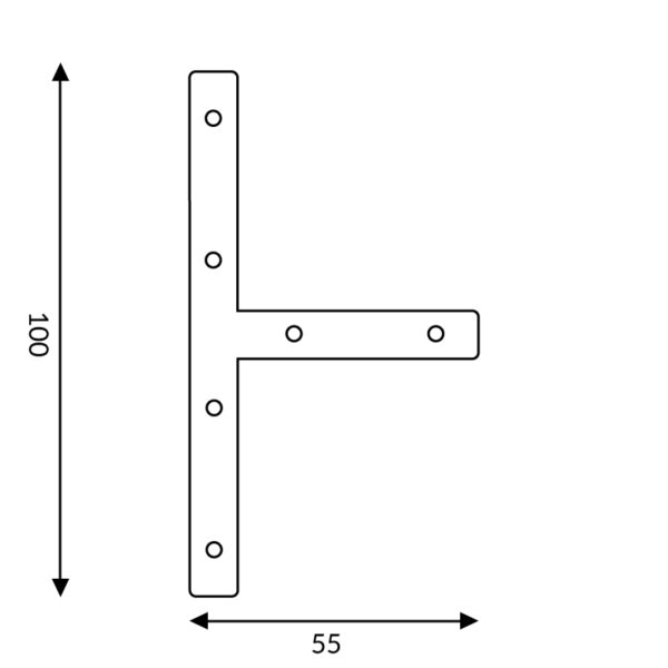 Connecteur plat en T - Ledme - LM3953 – Image 2