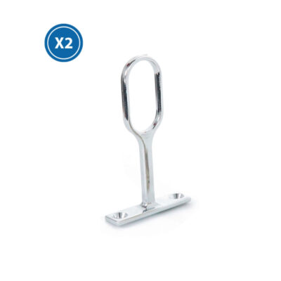 Fixation métallique intermédiaire pour armoires chromées Profil Led - Ledme - LM3965