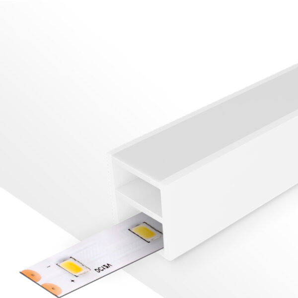 Etui Silicone Cube 12X12 Pour Bandes Led - 20 mètres - Ledme - LM3973