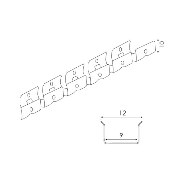 Profilé aluminium flexible 9X10H mm pour boîtier néon ou silicone - 20 mètres Aluminium - Ledme - LM3984 – Image 2